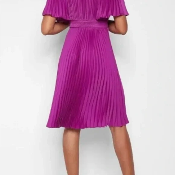 Express Vibrant Purple Midi Dress - Picture 5 of 5